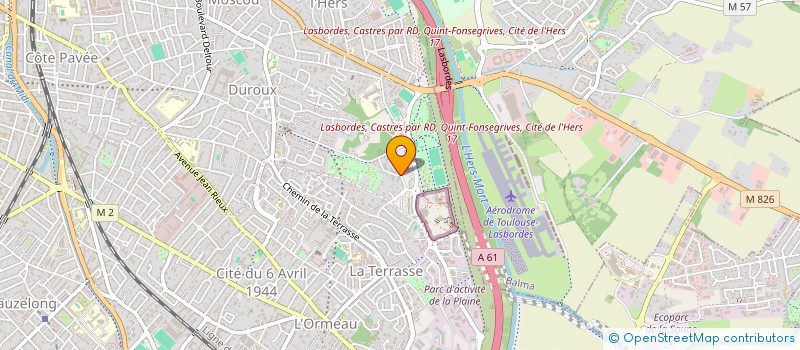 localisation de l'entreprise PIDGE à TOULOUSE