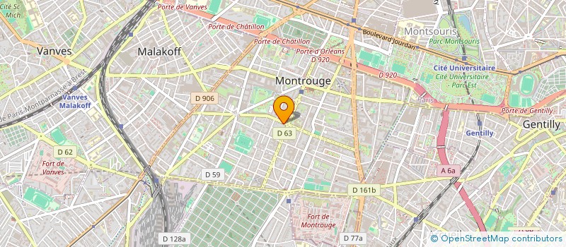 localisation de l'entreprise PIDI  MONTROUGE