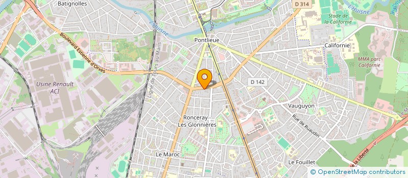 localisation de l'entreprise PIDINOUS  LE MANS