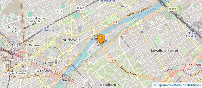 localisation de l'entreprise PIDJ  NEUILLY-SUR-SEINE
