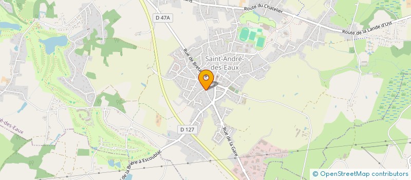 localisation de l'entreprise PIDOUX 85  SAINT-ANDRE-DES-EAUX