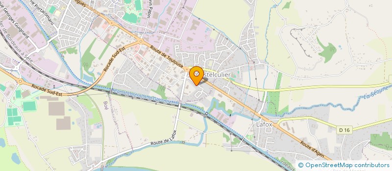 localisation de l'entreprise PIDZZA  CASTELCULIER