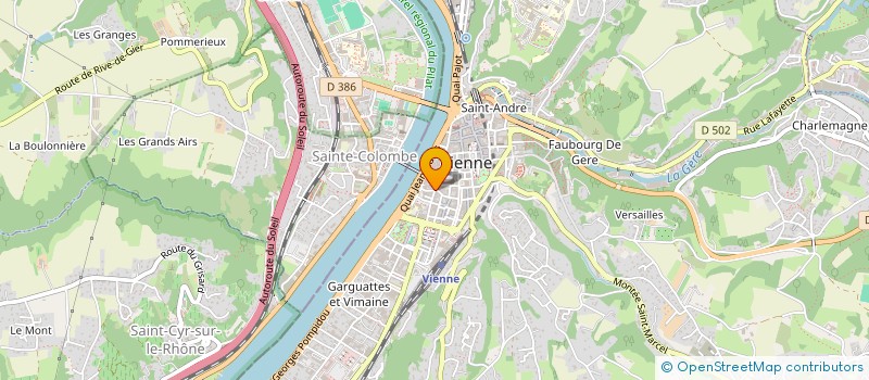 localisation de l'entreprise PIE-FABY à VIENNE