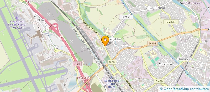 localisation de l'entreprise PIECE AUTO 683  SAINT-LOUIS