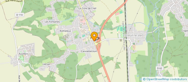 localisation de l'entreprise PIECE AUTO DISCOUNT  BREUIL-LE-VERT