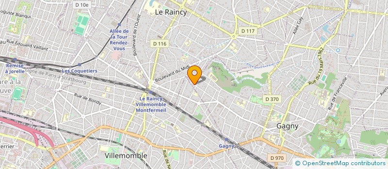 localisation de l'entreprise PIECE RAPPORTEE à GAGNY