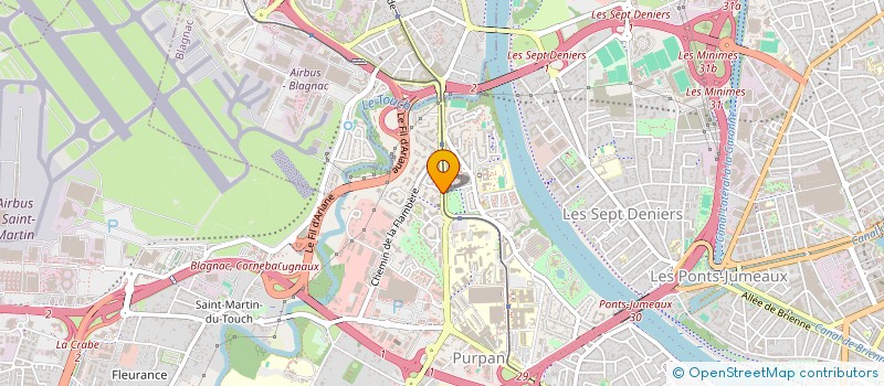 localisation de l'entreprise PIECES AUTO 22 à TOULOUSE