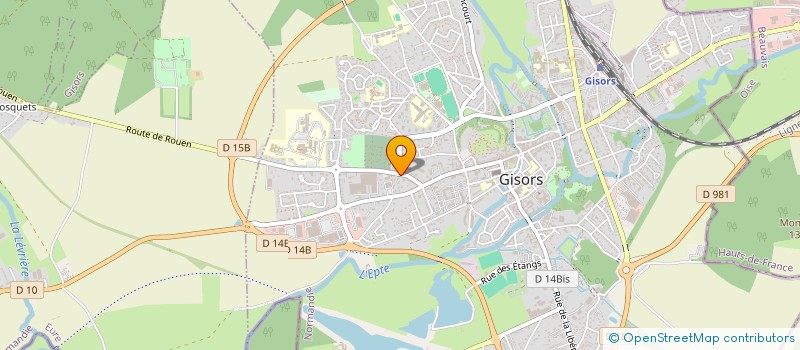 localisation de l'entreprise PIECES AUTO à GISORS