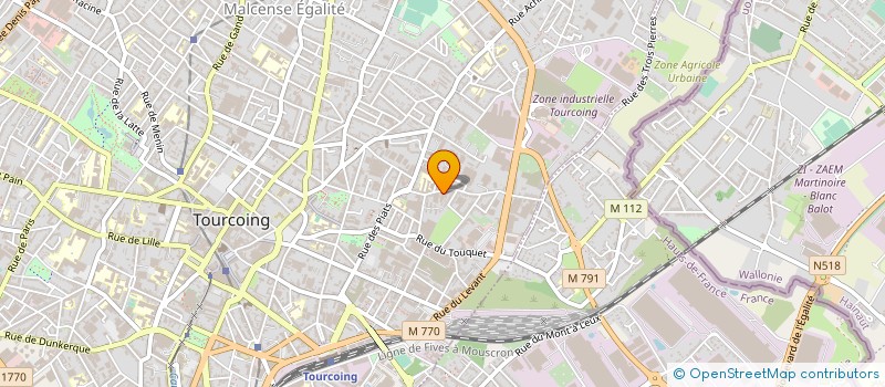 localisation de l'entreprise PIECES AUTO BHD  LILLE