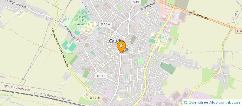 localisation de l'entreprise PIECES AUTO CAUDRY à CAUDRY