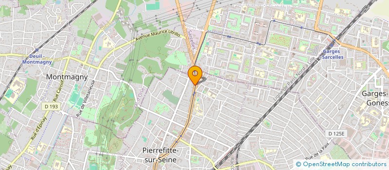 localisation de l'entreprise PIECES AUTO CENTER 93 à PIERREFITTE-SUR-SEINE