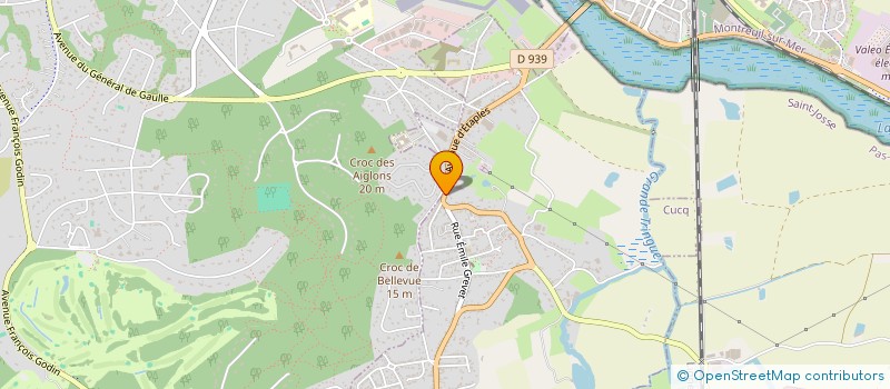 localisation de l'entreprise PIECES AUTO DESVRES à CUCQ