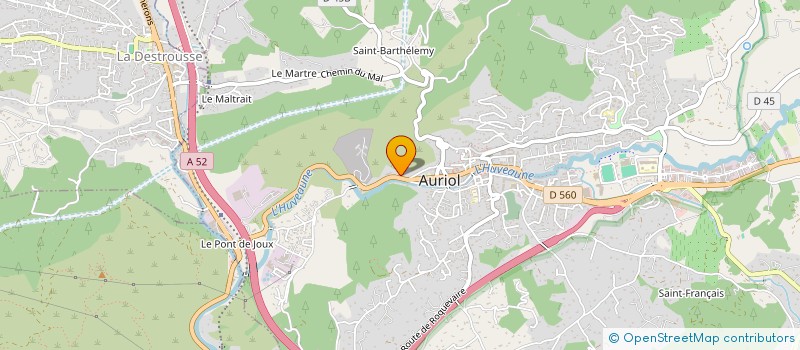 localisation de l'entreprise PIECES AUTO DISCOUNT 13 à AURIOL