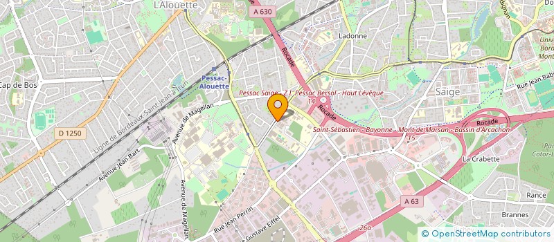 localisation de l'entreprise PIECES AUTO DISCOUNT  PESSAC