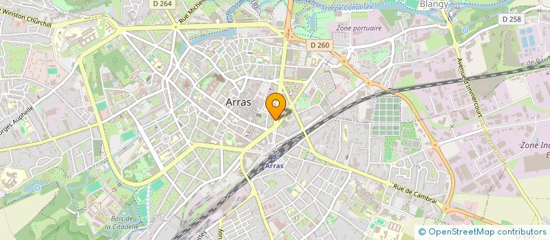 localisation de l'entreprise PIECES AUTO DISTRIBUTION à ARRAS