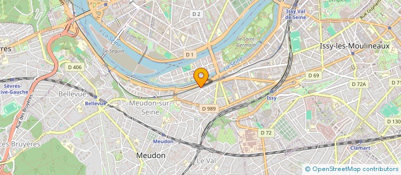 localisation de l'entreprise PIECES AUTO FOURNITURES 92 à ISSY-LES-MOULINEAUX