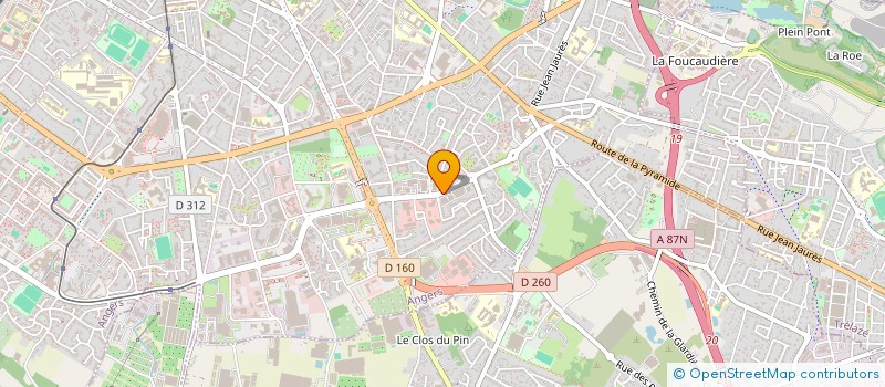 localisation de l'entreprise PIECES AUTO GUILMAULT à ANGERS
