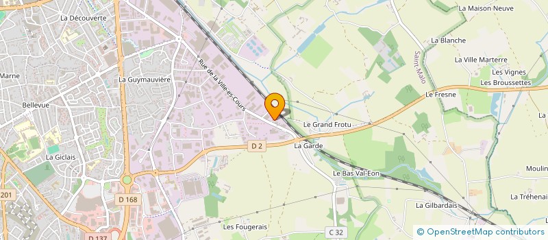 localisation de l'entreprise PIECES AUTO IMMOBILIER  SAINT-MALO