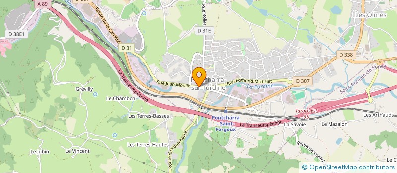 localisation de l'entreprise PIECES AUTO LAURENT  VINDRY-SUR-TURDINE