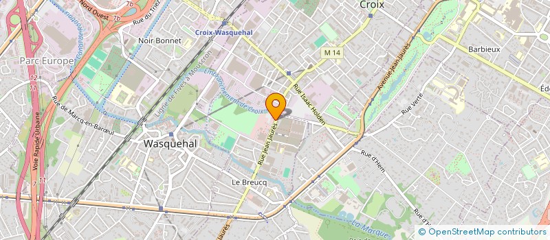 localisation de l'entreprise PIECES AUTO MERCURE  VILLENEUVE-D'ASCQ