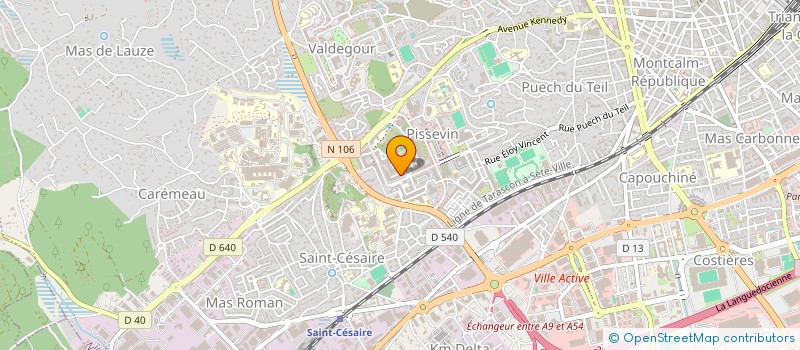 localisation de l'entreprise PIECES AUTO MINUTES  NIMES