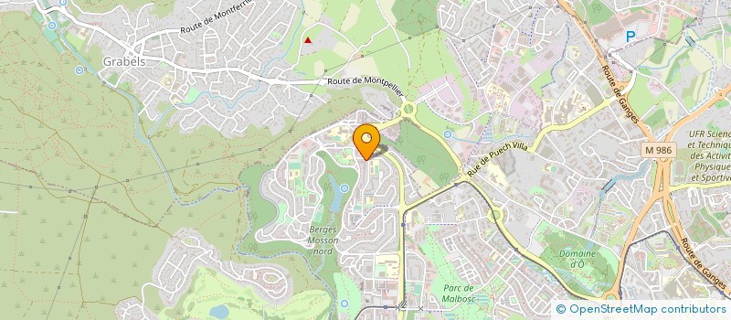 localisation de l'entreprise PIECES AUTO MONTPELLIER  GRABELS