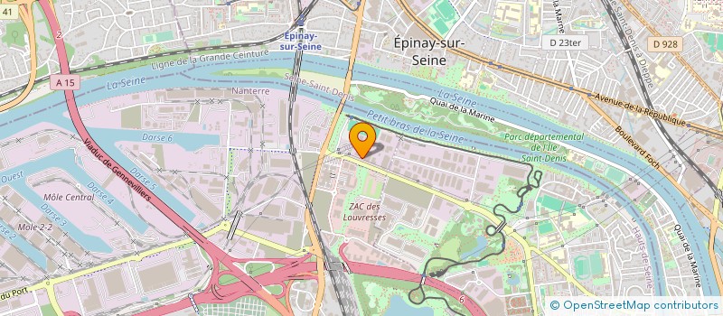 localisation de l'entreprise PIECES AUTO PLATE-FORME à GENNEVILLIERS