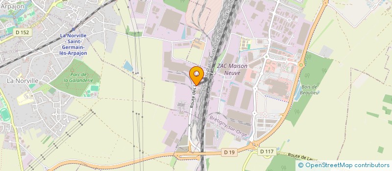 localisation de l'entreprise PIECES AUTO PLUS  SAINT-GERMAIN-LES-ARPAJON