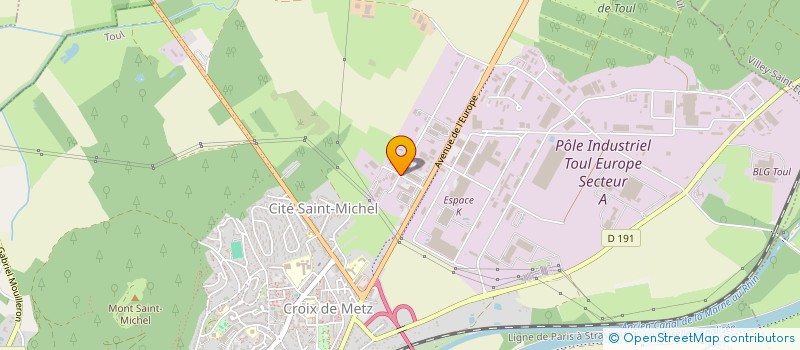 localisation de l'entreprise PIECES AUTO RL  TOUL