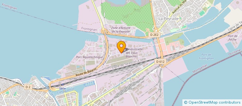 localisation de l'entreprise PIECES AUTO SERVICE SETOISE  SETE