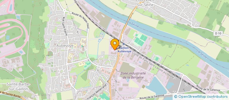 localisation de l'entreprise PIECES AUTO SERVICES 27  LE VAL D'HAZEY