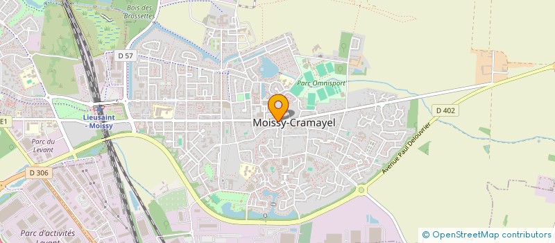 localisation de l'entreprise PIECES AUTO TOUTES MARQUES à MOISSY-CRAMAYEL
