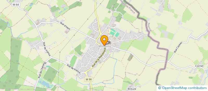 localisation de l'entreprise PIECES AUTOS WILLEMS  WILLEMS