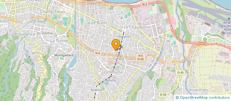 localisation de l'entreprise PIECES D'OCCASIONS OU NEUVES DIVERSES à SAINT-DENIS
