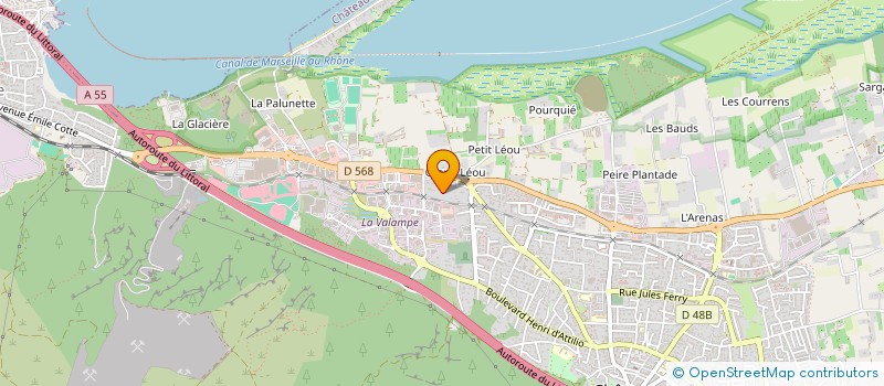 localisation de l'entreprise PIECES DU LEOU à CHATEAUNEUF-LES-MARTIGUES