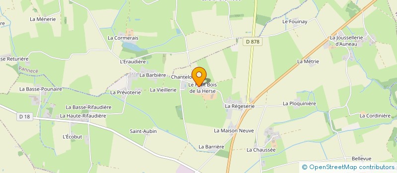 localisation de l'entreprise PIECES & FOURNITURES COTELLOISES  POUILLE-LES-COTEAUX