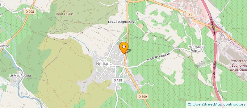localisation de l'entreprise PIECES FRIGO 2AZ à NEBIAN