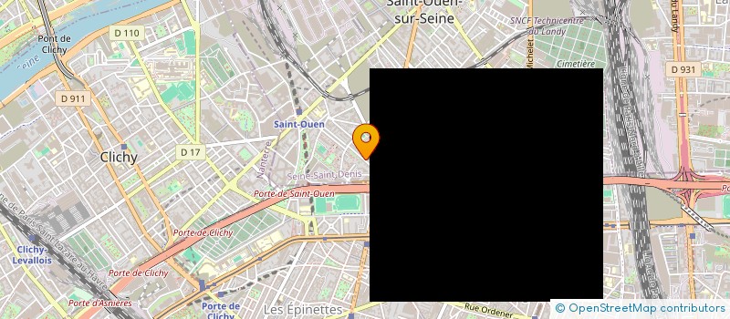 localisation de l'entreprise PIECES LOISIRS DISTRIBUTION à SAINT-OUEN-SUR-SEINE