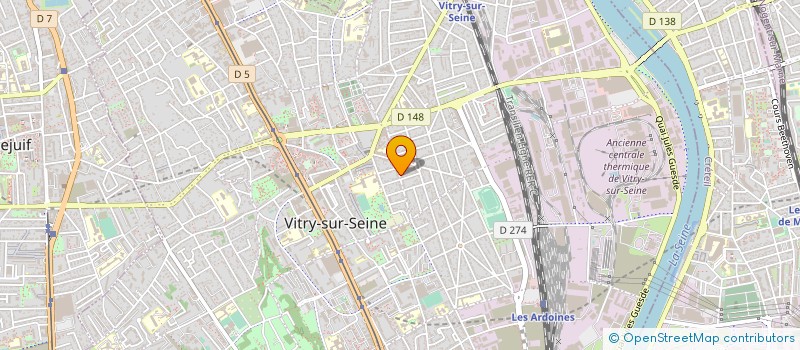 localisation de l'entreprise PIECES MONTEES FR  VITRY-SUR-SEINE