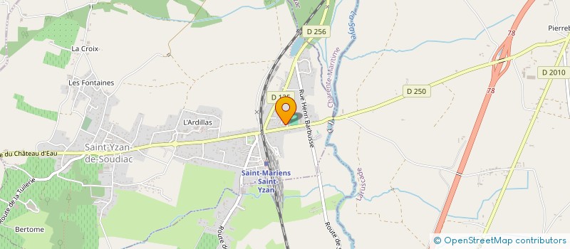 localisation de l'entreprise PIECES OCCAS 33  SAINT-YZAN-DE-SOUDIAC