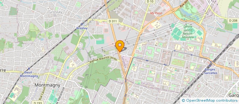 localisation de l'entreprise PIECES OCCASIONS GROSLAY  GROSLAY