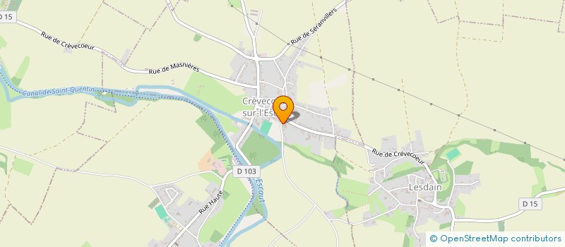 localisation de l'entreprise PIECES OCCAZ  CREVECUR-SUR-L'ESCAUT