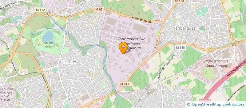 localisation de l'entreprise PIECES SERVICE à VENDARGUES