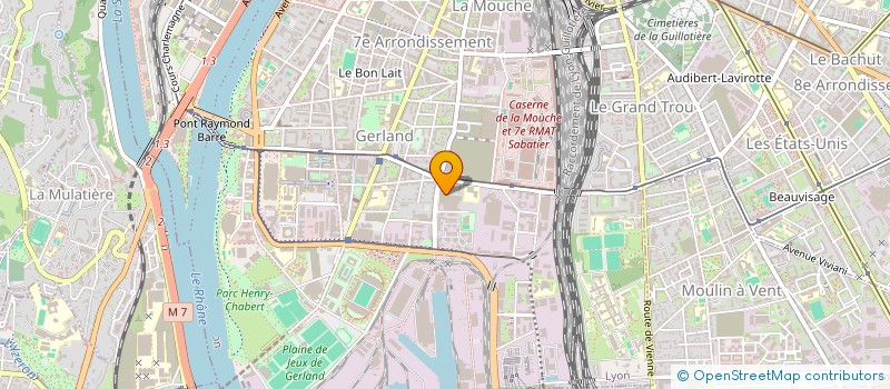 localisation de l'entreprise PIECES & SERVICES AUTO  LYON