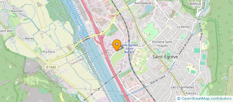 localisation de l'entreprise PIECES T.P  SAINT-EGREVE