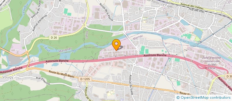 localisation de l'entreprise PIECHA  MARNAZ