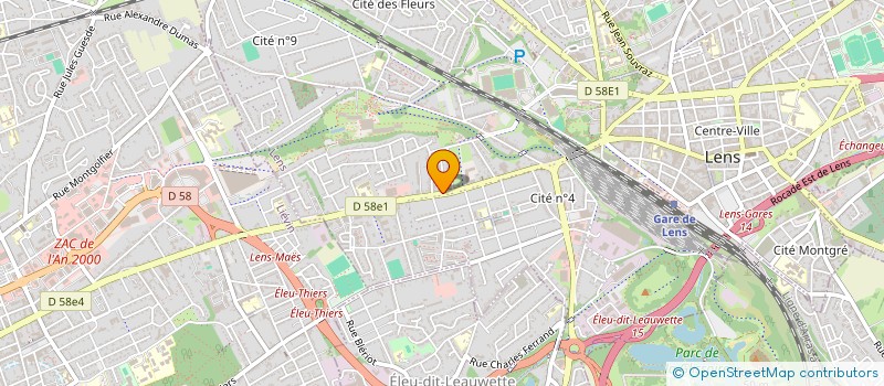 localisation de l'entreprise PIECHOCINSKI ET ASSOCIES  LENS