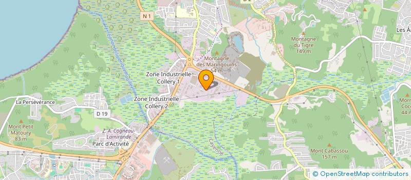 localisation de l'entreprise PIED  CAYENNE