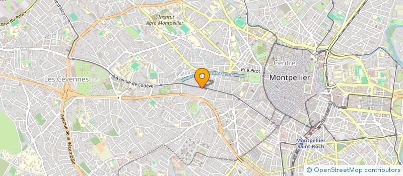 localisation de l'entreprise PIED à MONTPELLIER