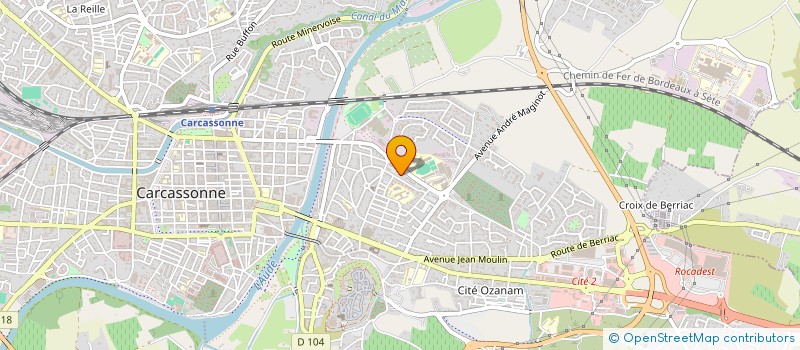 localisation de l'entreprise PIED A L'ETRIER à CARCASSONNE